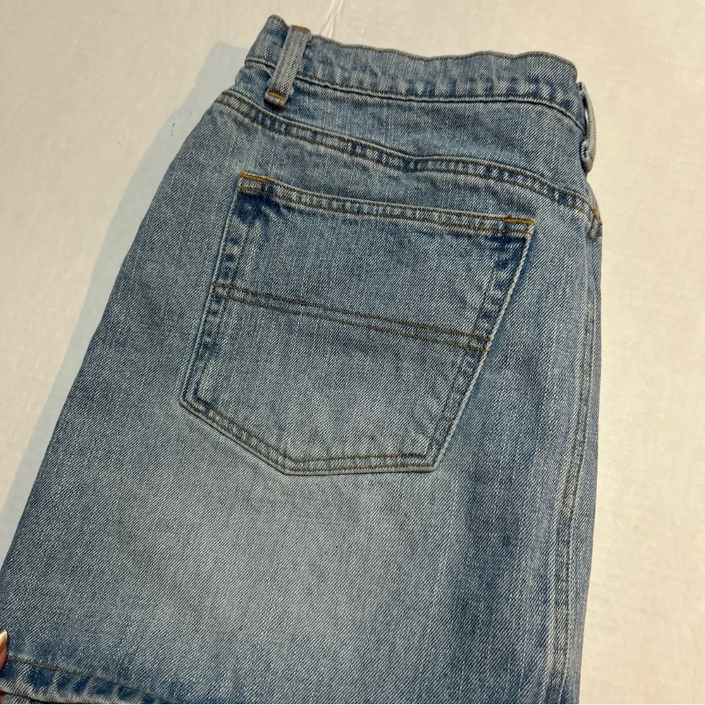 Polo Jeans‎ Company RL Ralph Lauren Light Blue Denim Mini Skirt Size 14